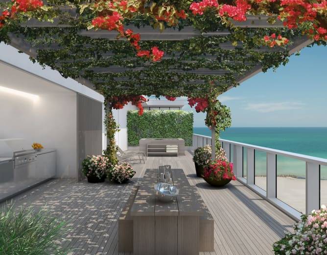 EDITION Residences outdoor terrace