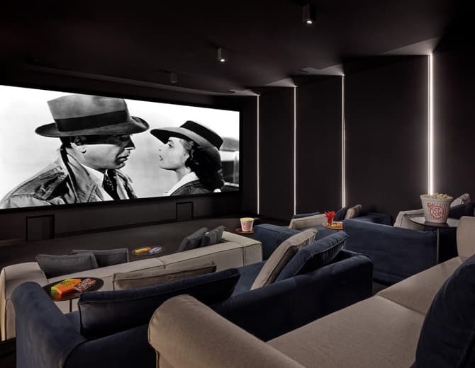 private theater room